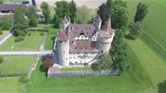 Schloss Marschlins aus der Vogelperspektive am 27.05.2016 in 4K